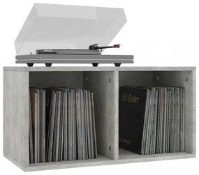 800121 Vinyl Storage Box Concrete Grey 71x34x36 cm Chipboard