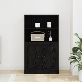 Nappali szekrény Fekete tölgy 60x35.5x103.5 cm Összeszerelt fa