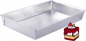 Nagy Egészséges Hagyományos Sütőlap Forma Számlázott Alj 40x24cm Pl