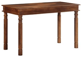 vidaXL étkezőasztal 120x60x77 cm tömörfa akácfa