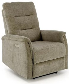 JAMAL elektromos relax fotel olajzöld