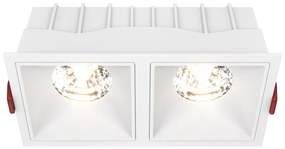 DL043-02-15W3K-SQ-W Alfa LED Alumínium Süllyesztett Lámpa Fehér Színű LED 30 W 3000 Kelvin 2250 Lumen IP20