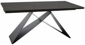 Westin bővíthető étkezőasztal kerámia matt barna 160-240cm