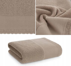 Fürdőlepedő Kézre 50x90 Csipkével Eurofirany Emi Hímzés