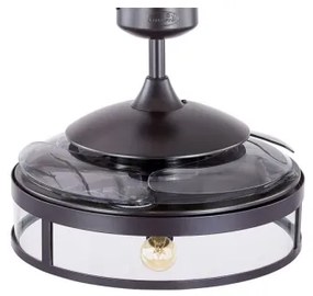 FANAWAY 212927 - LED mennyezeti ventilátor CLASSIC 3xE27/4W/230V fekete + DO