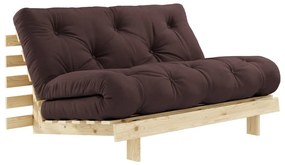 Roots barna kinyitható kanapé 140 cm - Karup Design