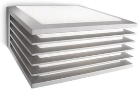 Philips - Kültéri fali lámpa SHADES 1xE27/15W/230V IP44 ezüst