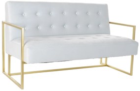 Glam kanapé világoskék arany kerettel