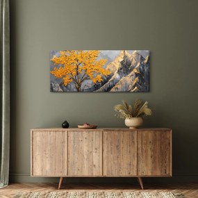 Kép – Arany fa a hegyekben (120x50 cm)