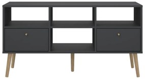 Antracitszürke TV-állvány 117x61 cm Bodo – Tvilum