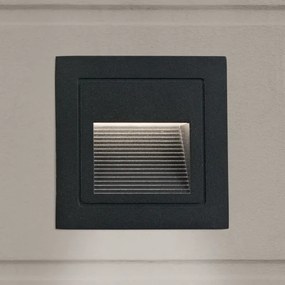 Orion AL 11-1217 - LORO LED beépíthető lámpa 2W 230V IP65 fekete