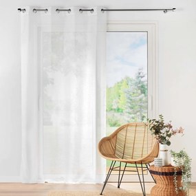 Fehér voile fényáteresztő függöny 140x240 cm Lissea – douceur d'intérieur
