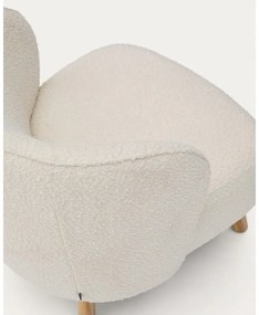 Krémszínű buklé fotel Ulit – Kave Home