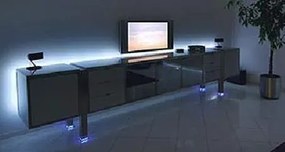 Zaparkorun Színes LED szalag 3528 - 5 méter - teljes készlet