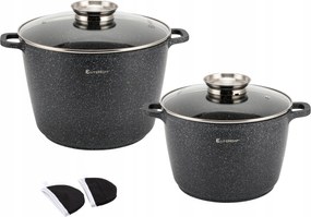 Gránit Edények Edénykészlet 10L és 6L Elitehoff 7014 Indukciós