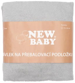 Huzat pelenkázó lapra New Baby 50x70 szürke
