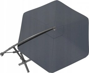 Összecsukható kerti napernyő ARCADIA 300 cm, szürke