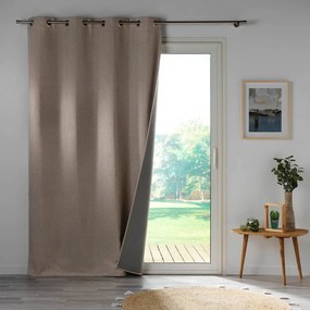 Bézs sötétítő függöny 140x260 cm Crepuscule – douceur d'intérieur