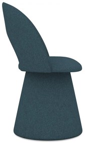 Petróleum színű kárpitozott étkezőfotel Kalo – Makamii