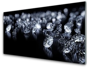 Fali üvegkép gyémánt Art 100x50 cm