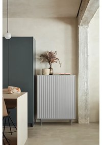Szürke magas komód 97x130 cm Sierra – Teulat