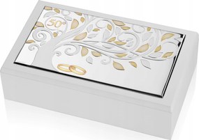 Esküvői gyűrűtartó doboz Méret: 20.5x12.5x5.5 cm Cikkszám: CM454188