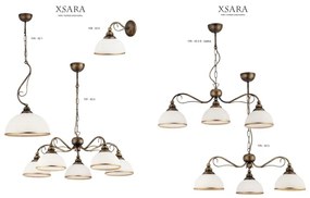 Jupiter XS3B - Függeszték XSARA 3xE27/60W/230V