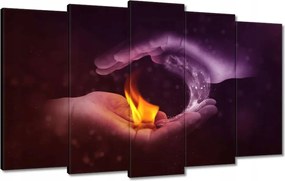 Festmények 100x60 Mint a tűz és a víz