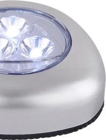 Globo 31909 Éjszakai fény 3x0,21W LED touchdimmer, elemmel 3xAAA 1,5V, MxSzxH:65x26x67, tartozék: 3xLED 0,21W 5V, 20lm, 6400K.
