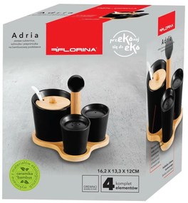 Florina Adria fűszertartó szett, fekete