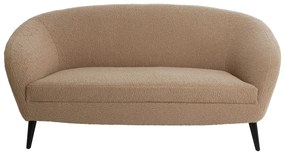 Világosbarna buklé kanapé 160 cm Almond – Light &amp; Living