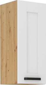 Felső szekrény, fehér/artisan tölgy, LULA 30 G-72 1F