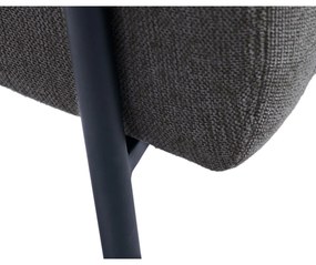 Sötétszürke fotel Trout – Unique Furniture