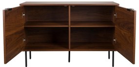 Barna komód diófa dekorral 110x74x40 cm Stripes – White Label