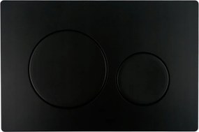 Öblítőgomb Jomo Werit JomoTech WC-állványhoz, matt fekete