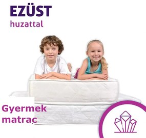 Sleepy-Kids gyermek 14 cm magas hypoallergén matrac Silver Protect huzattal / 80x180 cm