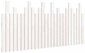 fehér tömör fenyőfa fali fejtámla 166 x 3 x 80 cm