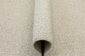 Hurokszőnyeg Nappaliba Bézs Krém Vastag Szövőszék Filc Lewis 200x200 cm