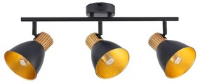 Brilagi - Spotlámpa ODENSE 3xE14/10W/230V kaucsukfa/fekete