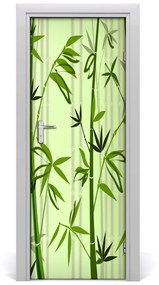 Ajtóposzter öntapadós Bamboo Ajtó 75x205 cm