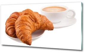 Fali üvegkép Croissant és kávé osh-71215750