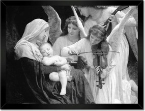 Poszterek keretben 40x30 Bouguereau Angyalok éneke