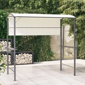 krémszínű pavilon tetővel 220 x 110 x 200 cm