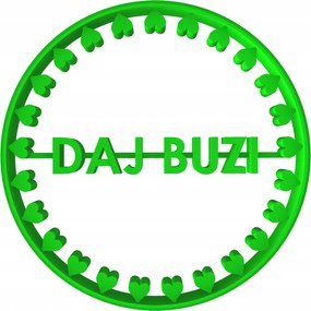 Prémium Mézeskalács lyukasztó Valentin Napi Szív Ajándék 8cm