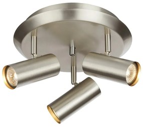 Barcelona Tres ezüstszínű mennyezeti lámpa - Markslöjd