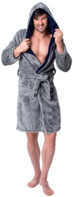Fürdőköpeny Jordan grey Navy MEN L