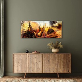 Kép - Sámán motívum (120x50 cm)