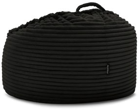 Fekete kordbársony babzsákfotel Socrate – Bobochic Paris