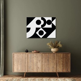 Üveg kép - Geometriai absztrakció N⁰1 (70x50 cm)