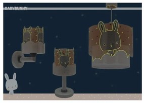 Dalber 61151S - Gyermeklámpa BUNNY 1xE14/40W/230V narancssárga